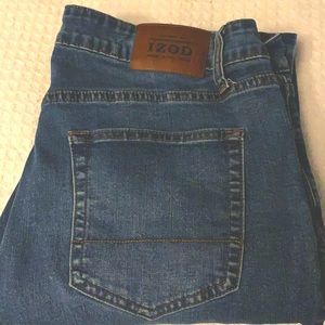 34x30 Izod Jeans minor white paint spots.
